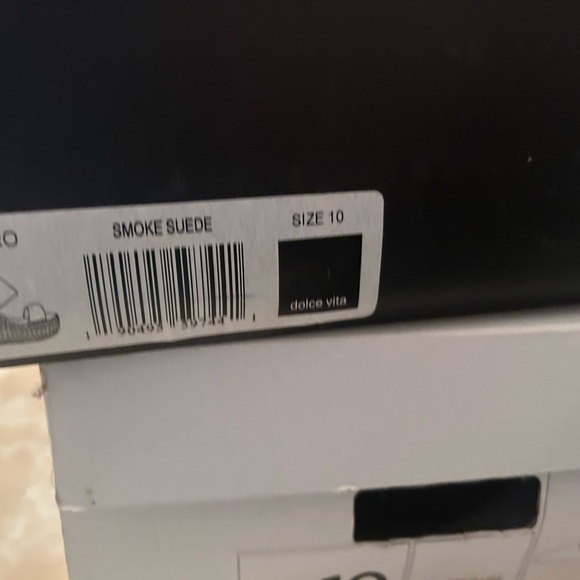 NIB Dolce Vita Taupe Espadrille Platform Wedges with Snake-Print Strap - size 10 - Picture 4 of 7